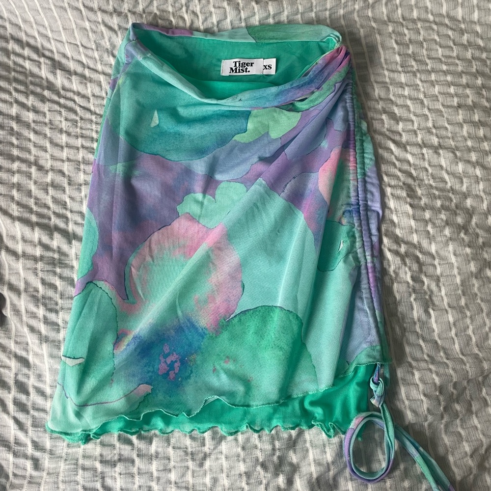 Tiger mist mini skirt!